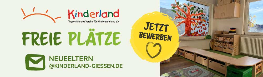 Freie Plätze - Jetzt bewerben!